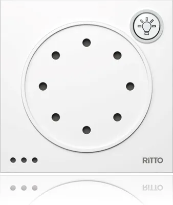 Produktbild von RITTO Portier Türsprechmodul     1876070 ** weiss mit Lichttaste