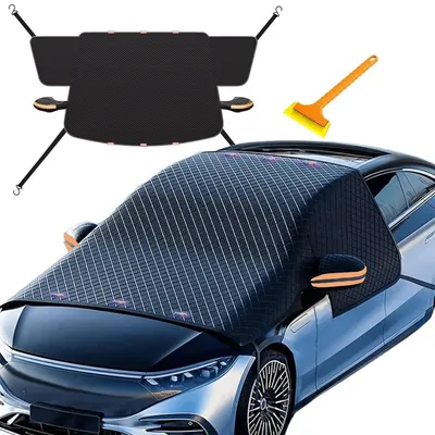 Productafbeelding van Autovoorruitbeschermer, 245x114 cm, Oxford, waterdicht, met magneten, bescherming voor alle seizoenen