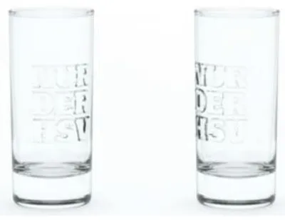 Immagine prodotto di HSV fan merchandise HSV shot glass set di 2 Relief senza