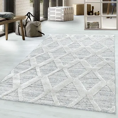 Produktbild von Ayyildiz Hali PISA2803704703GREY, Teppich, Polypropylen (PP), Grau, Rechteck, 2800 mm, 3700 mm