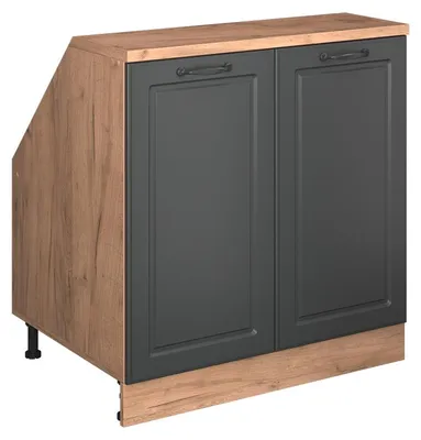 Immagine prodotto di Mobile sottotetto Vicco Rion Antracite rustico 80 x 81.6 cm con 2 porte, carcassa 60 cm profondità, Model 60043