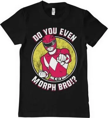 Produktbild von Do You Even Morph Bro T-Shirt - Large - Black
