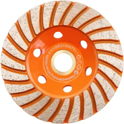 Produktbild von Diamant Schleiftopf 100mm Doppelreihig für Beton Mauerwerk Granit Marmor Naturstein 22,23mm Dorn 5mm Segmenthöhe