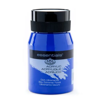 Productafbeelding van Royal & Langnickel Essentials Acrylverf, 500 ml, Donker Ultramarijn