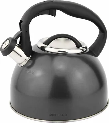 Immagine prodotto di Bollitore a flute in acciaio inox 2,4 litri Michelino
