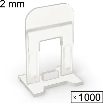 A single tile leveling clip is shown against a white background.