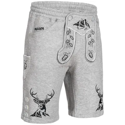 Immagine prodotto di PAULGOS Pantaloni da jogging Trachten da uomo - Design Trachten Lederhose - JOK4 - disponibili in 3 colori - taglie S - 5XL
