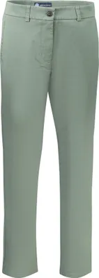 Produktbild von Damenhose Grün Slim Fit: Chino mit Stickerei und Logodetails