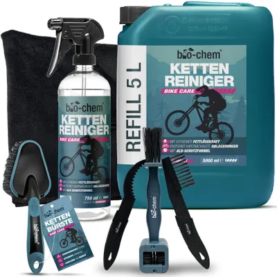 Produktbild von bio-chem Kettenreiniger Fahrrad flüssig - Antriebsentfetter – 5,75 L - Effektiv & biologisch abbaubar - Für die materialschonende Reinigung der Fahrradkette, Kassette, Ritzel und Bremsbeläge