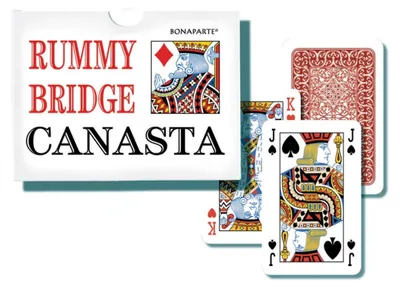 Produktbild von Canasta-Gesellschaftsspiel – 108 Karten in einer Pappschachtel (12 x 9 x 2 cm)