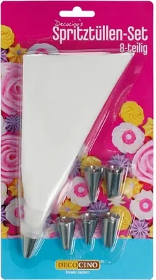 Produktbild von Spritztüllen-Set 8-teillig - Backzubehör