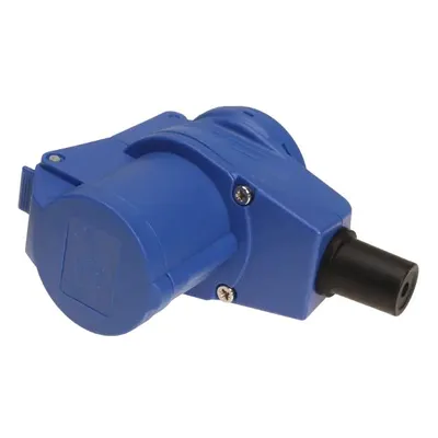 Produktbild von CEE-Winkelkupplung 2P+E 230V mit Schuko-Steckdose