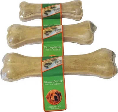 Produktbild von Gefüllter Kuttelknochen 13 cm 80-100 Gramm Kauspaß - Gebr de boon