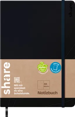 Immagine prodotto di diario delle azioni Y-07-10-02 A5 blanko schwarz