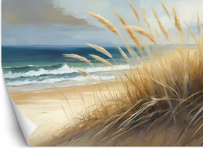 Produktbild von Fototapete Feeby Strand Meeresdünen Natur Natur Strände Sand Meer 350x245 cm