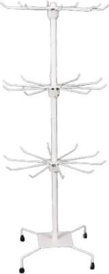 Immagine prodotto di Espositore girevole standard per accessori, espositore girevole a 3 posizioni standard per accessori, espositore da negozio per la vendita al dettaglio, espositore girevole a 360° standard per bracciali, espositore standard con ripiano, per l'esposizione di gioielli e accessori