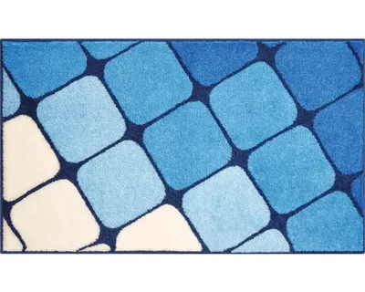 Produktbild von SHANGA Badteppich 60x100cm blau
