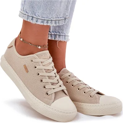 Produktbild von Damen Stoff Sneakers Big Star RR274767 Beige 37
