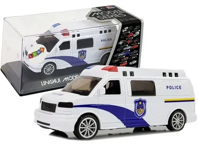 Obrázek produktu pro Auto Policja z Naciągiem ze światłami i dźwiękiem