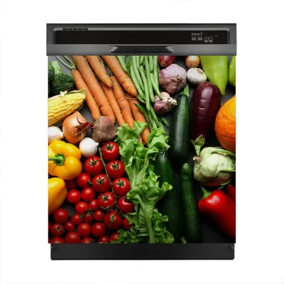 Produktbild von Magnete Dekorative 60x60 cm Küche Magnetmatte Spülmaschine - Gemüse Farbige