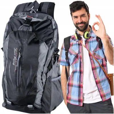 Produktbild von Trekkingrucksack 30 l aus Neopren mit 7 Taschen für Wanderungen und Spaziergänge