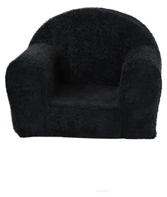 Productafbeelding van Kinderfauteuil van Pluche, Zwart