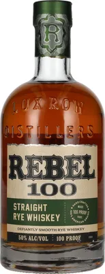 Produktbild von Rebel 100 Straight Rye Whiskey 50% Vol. 0,7l