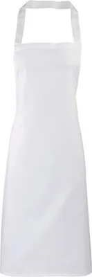 Produktbild von Premier Workwear PR102 | Baumwolle Apron (No Pocket) - 60 x 87 cm - Farbe: White - Größe: 60 x 87 cm