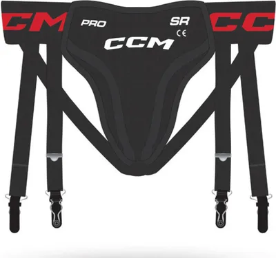 Zdjęcie produktu dla Ochraniacz pachwiny CCM Pro 3-IN-1 S25 Senior z paskami L