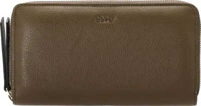 Produktbild von ABRO Geldbörse Rindleder RFID-Schutz 18 Kartenfächer 3 Innenfächer 19 cm military