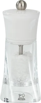 Produktbild von PEUGEOT Pfeffermühle MOLÈNE 14cm Weiß Acryl-ABS Stahlmahlwerk Gewürzmühle