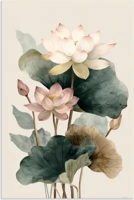 Produktbild von ARTland Wandbild Alu für Innen & Outdoor Lotus Größe: 60x90 cm
