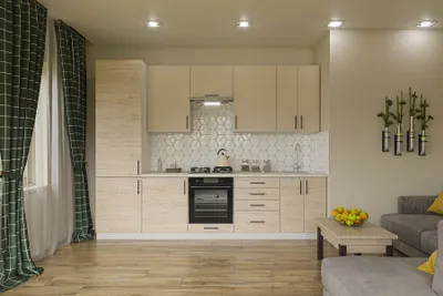 Obrázok produktu pre HORIZON 2 moderná kuchyňa 280 cm, satin / light rockford hickory