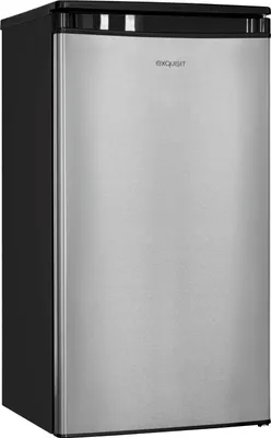 Produktbild von Exquisit KS85-V-091E inoxlook Standkühlschrank