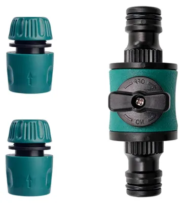 Produktbild von Schlauchkupplung mit Regulierventil für 1/2 Zoll Wasserschläuche und Schnellverbinder