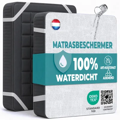 Productafbeelding van Matrasbeschermer - Waterdicht - 90x190 cm - 2 Stuks
