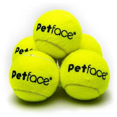 Productafbeelding van Petface mini-tennisballen voor honden, 4,8 cm, 5 stuks