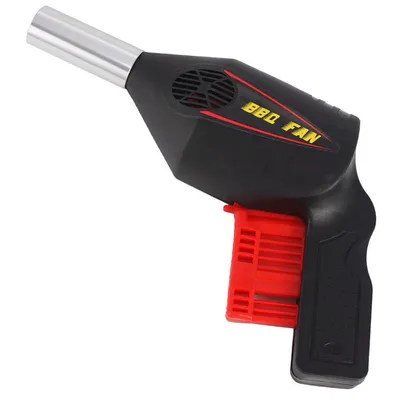 Produktbild von Grill Blasebalg Handkurbel, BBQ Gebläse ohne Strom, kompakt & robust, starker Luftstrom 6–7 m/s, für Grill, Kamin & Feuerstelle