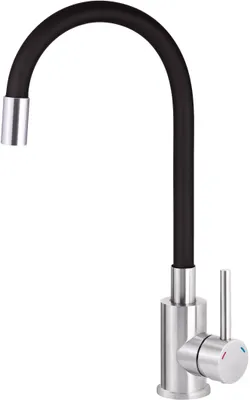 Image de Kitchen faucet with flexible spout