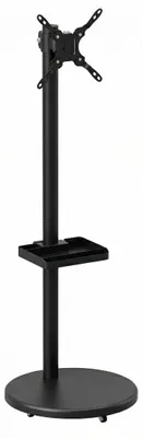 Produktbild von Mobiler TV-Ständer Spacetronik SPET06B Mattschwarz