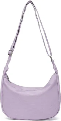 Zdjęcie produktu dla Miss Lulu torebka damska mała torebka na ramię torebka crossbody fioletowa moda