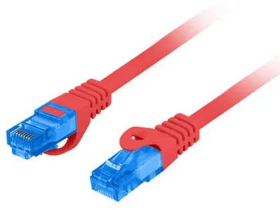 Zdjęcie produktu dla Lanberg PCF6A-10CC, 1,5 m, Cat6a, S/FTP (S-STP), RJ-45, RJ-45, Czerwony