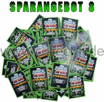 Produktbild von FA5 - Spar 8 - ALLE 128 Base Karten - Deutsch - Star Wars Force Attax - SERIE 5