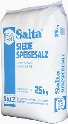 Produktbild von Salz, Salta Siede-Speisesalz,  25kg Sack