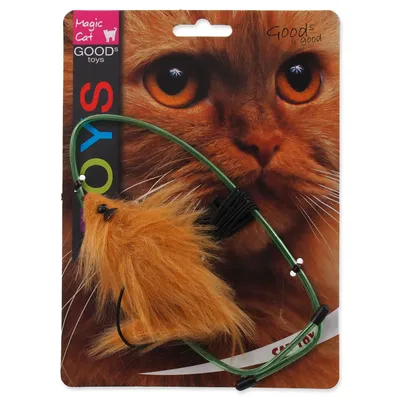 Obrázek produktu pro Hračka MAGIC CAT myška závěsná na dveře plyšová mix 1 ks