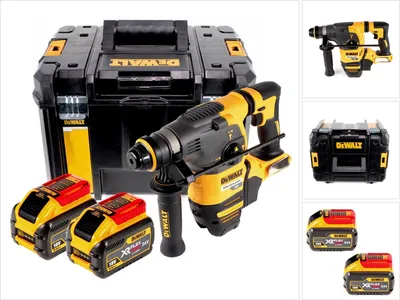 Produktbild von Kombihammer DeWALT DCH333X2 FlexVolt (2 x 54V/18V 9,0 Ah + DCB118 + TSTAK VI)