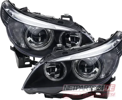 Produktbild von Johns, Scheinwerfer Xenon passend für BMW 5er E60 E61 05 - 07 als Satz Links Rechts Neu 63127160193 63127160194