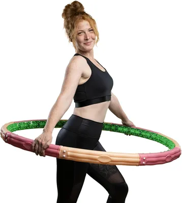 Produktbild von Hula-Hoop-Reifen Erwachsene 0.72-3.1 kg, Massage-Reifen, für Fitness