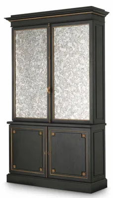 Zdjęcie produktu dla Casa Padrino – luksusowa szafka barowa, czarna, 153 x wys. 250 cm – luksusowe meble barowe