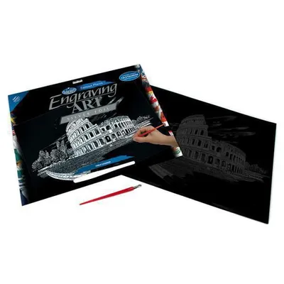 Produktbild von Royal & Langnickel FAM5 Kratzbild silber Colosseum